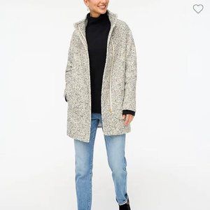 NWT Jcrew Bouclé city coat
